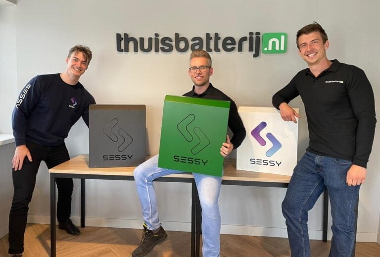 Groene limited edition Sessy thuisaccu