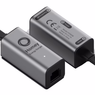 Homey voor en achterkant Thuisbatterij.nl