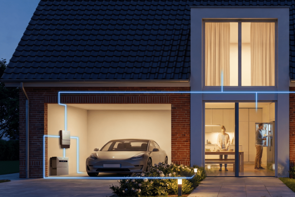 Noodstroomvoorziening AC backup poort Anker Max AC