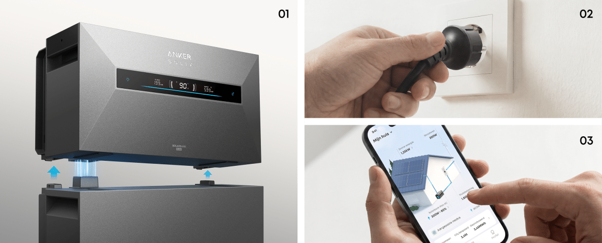 Plug-in thuisaccu Anker Solix Max ac