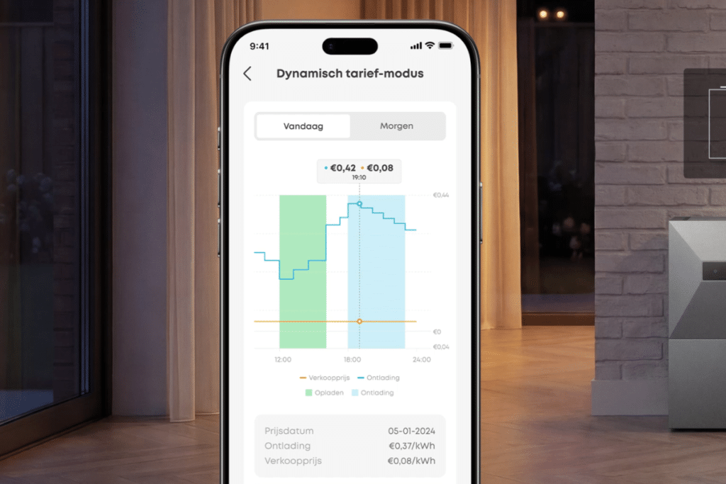 Slimme software Anker Solix Max thuisbatterij