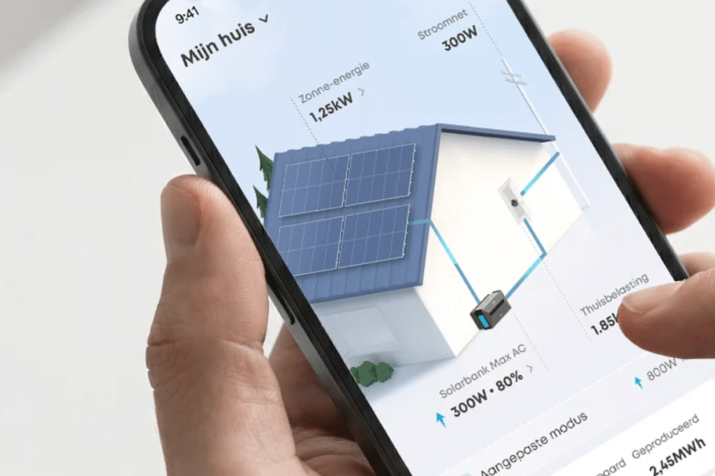 Solarbank Max ac app impressie