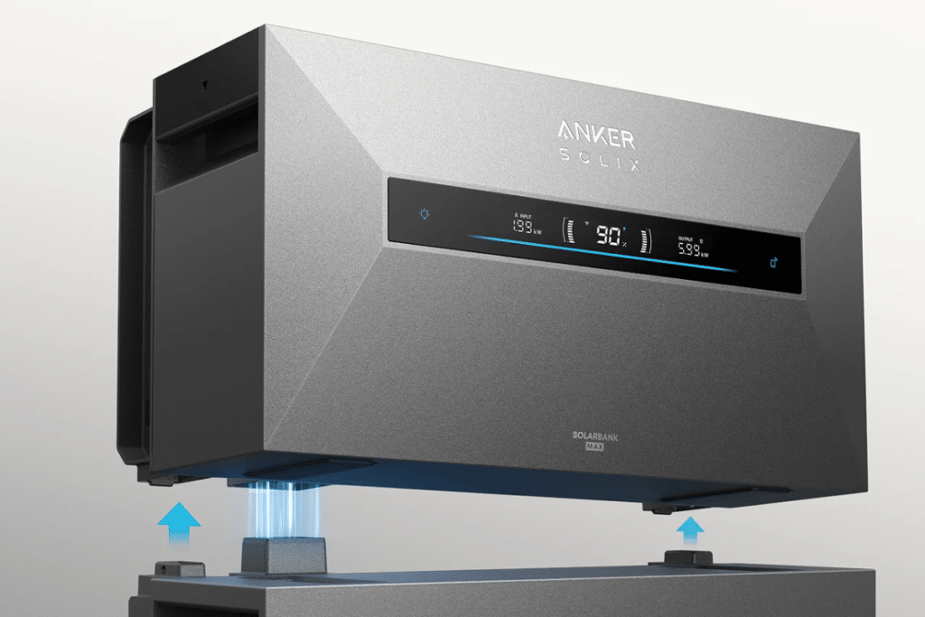 Stapelbaar ontwerp Anker Max AC batterij