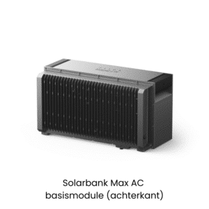 Solarbank Max AC basismodule zijkant