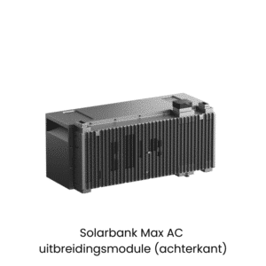 Solarbank Max AC uitbreidingsmodule achterkant
