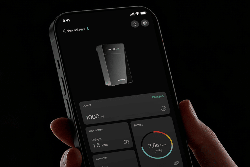Marstek Max app impressie