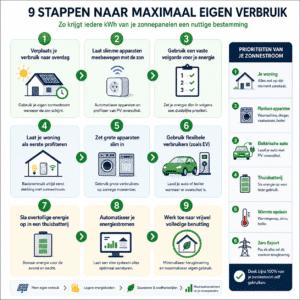 Routekaart naar maximaal eigen verbruik met thuisbatterij 2027 Routekaart naar maximaal eigen verbruik met thuisbatterij 2027