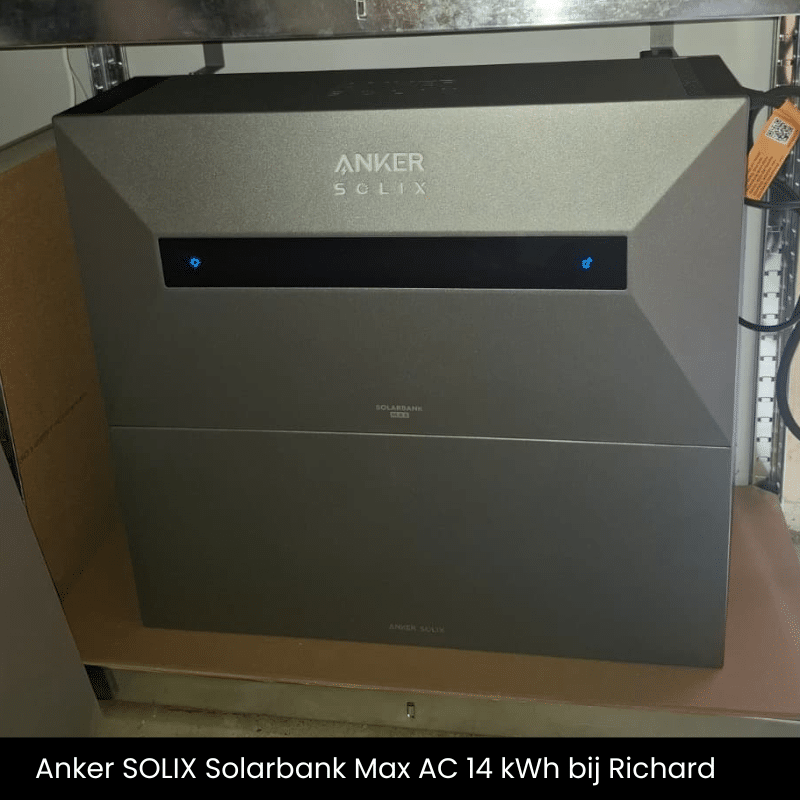 Anker SOLIX thuisbatterij systeem van 14 kWh