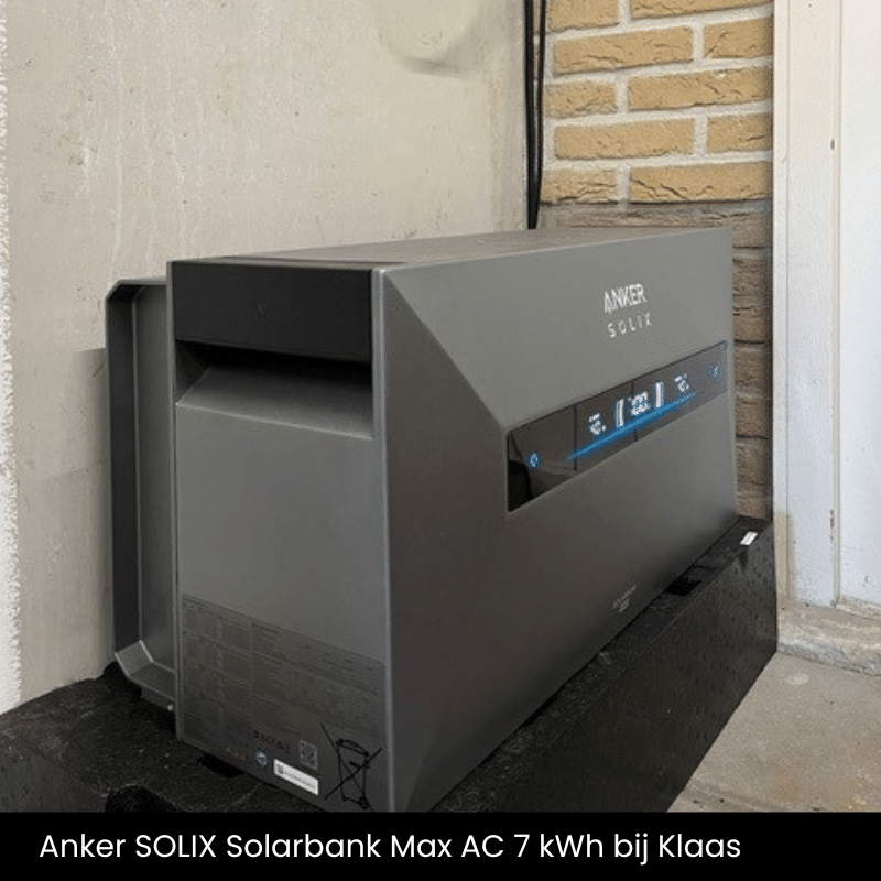 Klant Klaas impressie Anker SOLIX Solarbank Max AC