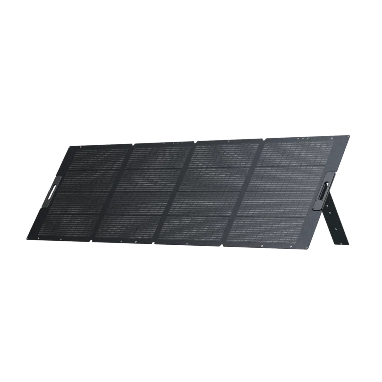 BLUETTI uitgeklapte draagbare zonnepanelen