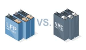 LFP versus NMC cel