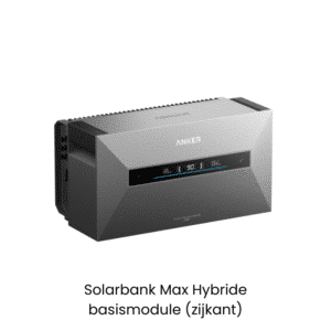 Anker Solarbank Max Hybride 7 kWh zonnepanelen aansluitingen